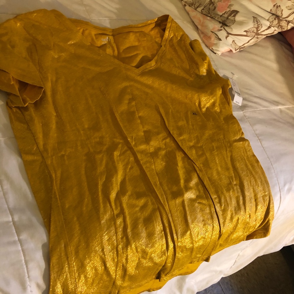 New York company yellow blouse xl